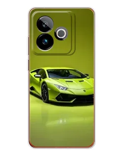 Чохол для Realme GT 7T з картинкою «Салатовий Lamborghini Huracan»