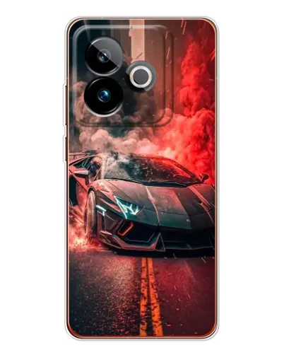 Чохол для Realme GT 7T з картинкою «Lamborghini червоний дим» Чохол для Realme GT 7T з картинкою «Lamborghini червоний дим»