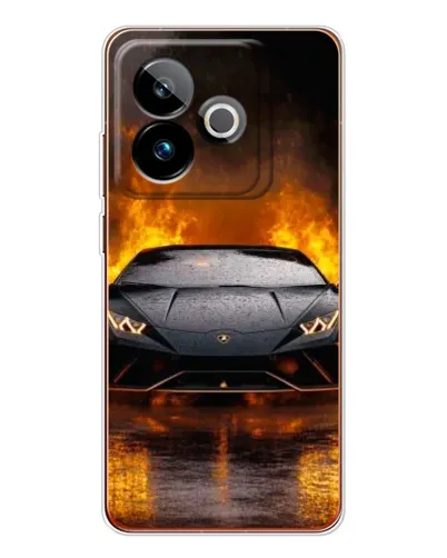 Чохол для Realme GT 7T з картинкою «Lamborghini у вогні» Чохол для Realme GT 7T з картинкою «Lamborghini у вогні»