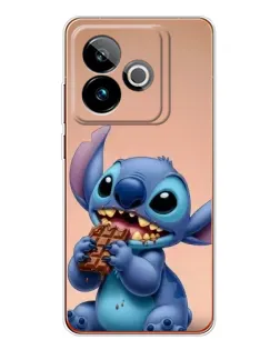 Чохол для Realme GT 7T з картинкою «Стіч їсть шоколад»
