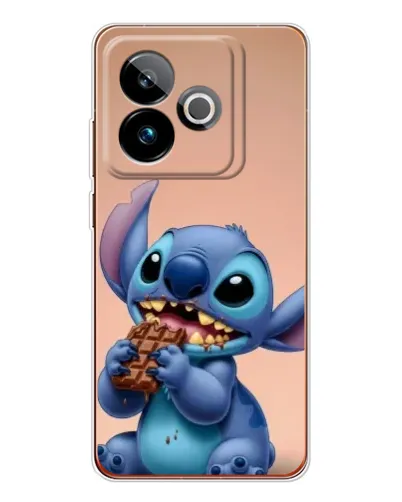 Чохол для Realme GT 7T з картинкою «Стіч їсть шоколад»