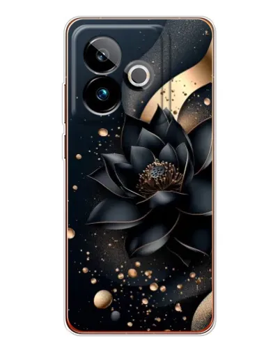 Чохол для Realme GT 7T з картинкою «Чорний лотос»