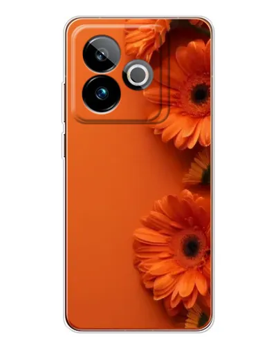 Чохол для Realme GT 7T з картинкою «Помаранчеві гербери»