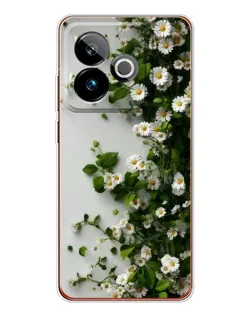 Чохол для Realme GT 7T з картинкою «Гілка дрібних білих квітів»