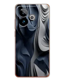 Чохол для Realme GT 7T з картинкою «Об'ємні сині складки» Чохол для Realme GT 7T з картинкою «Об'ємні сині складки»