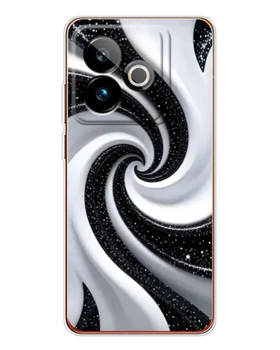 Чохол для Realme GT 7T з картинкою «Чорно-біла спіраль» Чохол для Realme GT 7T з картинкою «Чорно-біла спіраль»