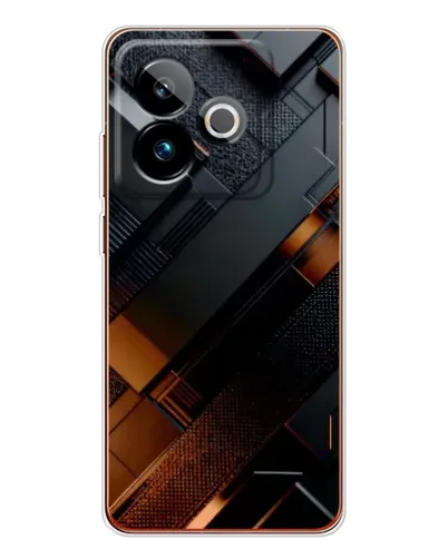 Чохол для Realme GT 7T з картинкою «Чорні геометричні блоки» Чохол для Realme GT 7T з картинкою «Чорні геометричні блоки»