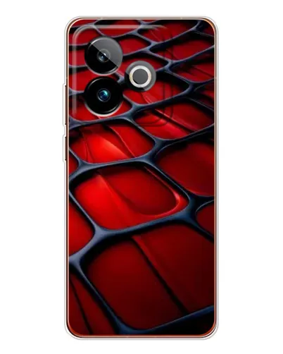 Чохол для Realme GT 7T з картинкою «Червона глянцева сітка» Чохол для Realme GT 7T з картинкою «Червона глянцева сітка»