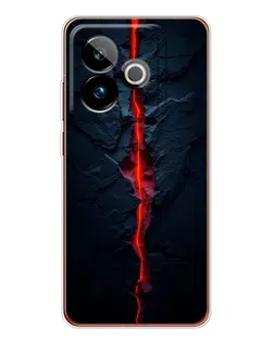 Чохол для Realme GT 7T з картинкою «Червона лавова тріщина»