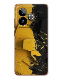 Чохол для Realme GT 7T з картинкою «Золоті уламки геометрії»
