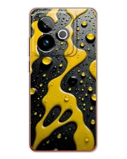 Чохол для Realme GT 7T з картинкою «Рідке жовте золото»
