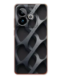 Чохол для Realme GT 7T з картинкою «Об'ємне сіре плетіння»