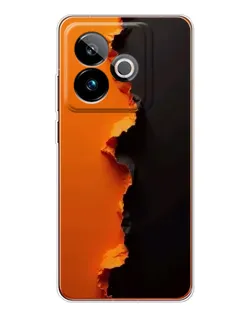Чохол для Realme GT 7T з картинкою «Помаранчевий розлом»