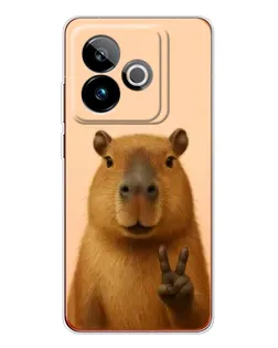 Чохол для Realme GT 7T з картинкою «Капібара вікторія» Чохол для Realme GT 7T з картинкою «Капібара вікторія»