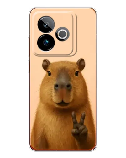 Чохол для Realme GT 7T з картинкою «Капібара вікторія» Чохол для Realme GT 7T з картинкою «Капібара вікторія»