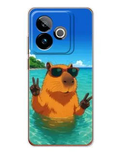 Чохол для Realme GT 7T з картинкою «Морська капібара» Чохол для Realme GT 7T з картинкою «Морська капібара»