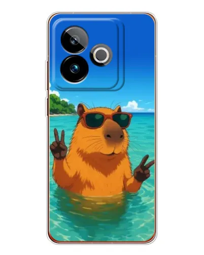 Чохол для Realme GT 7T з картинкою «Морська капібара» Чохол для Realme GT 7T з картинкою «Морська капібара»