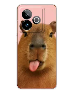 Чохол для Realme GT 7T з картинкою «Капібара з язиком» Чохол для Realme GT 7T з картинкою «Капібара з язиком»