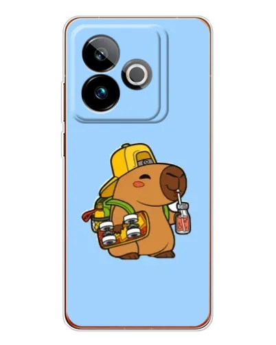 Чохол для Realme GT 7T з картинкою «Капібара на скейті» Чохол для Realme GT 7T з картинкою «Капібара на скейті»
