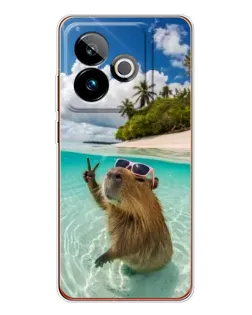 Чохол для Realme GT 7T з картинкою «Капібара на морі» Чохол для Realme GT 7T з картинкою «Капібара на морі»