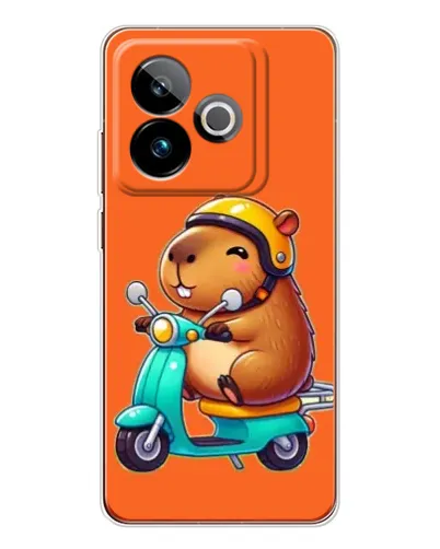 Чохол для Realme GT 7T з картинкою «Капібара на скутері» Чохол для Realme GT 7T з картинкою «Капібара на скутері»