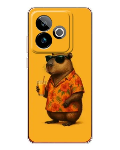 Чохол для Realme GT 7T з картинкою «Капібара на відпочинку» Чохол для Realme GT 7T з картинкою «Капібара на відпочинку»