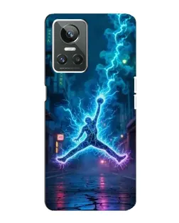 Чохол для Realme GT Neo 3 з картинкою «Jordan Gold Jumpman»
