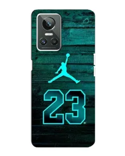 Чохол для Realme GT Neo 3 з картинкою «Jordan Cyan 23»