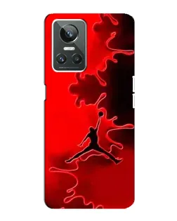 Чохол для Realme GT Neo 3 з картинкою «Jordan Red Smoke»