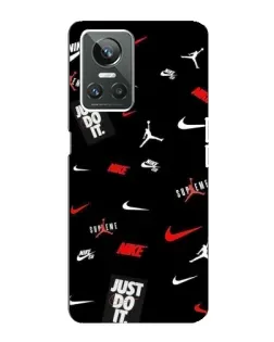 Чохол для Realme GT Neo 3 з картинкою «Nike Mix Pattern»