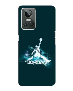 Чохол для Realme GT Neo 3 з картинкою «Jordan Blue Fire»