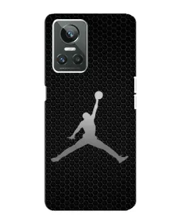 Чохол для Realme GT Neo 3 з картинкою «Jordan Dark Carbon»