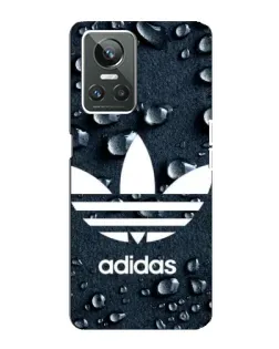 Чохол для Realme GT Neo 3 з картинкою «Adidas Trefoil Blue»