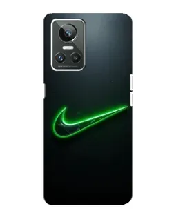 Чохол для Realme GT Neo 3 з картинкою «Неоновий контур Nike»
