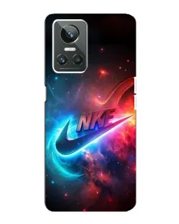 Чохол для Realme GT Neo 3 з картинкою «Вогняний логотип Nike»
