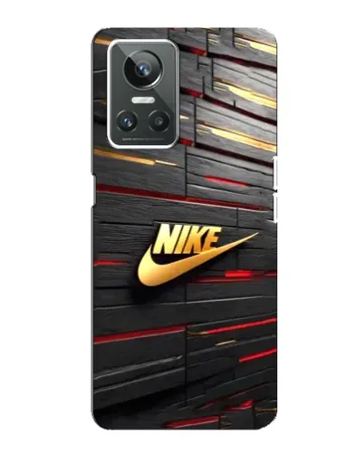 Чохол для Realme GT Neo 3 з картинкою «Золотий Nike на металі» Чохол для Realme GT Neo 3 з картинкою «Золотий Nike на металі»