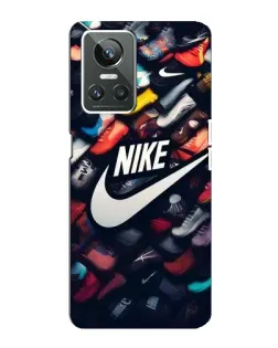 Чохол для Realme GT Neo 3 з картинкою «Колекція кросівок Nike»
