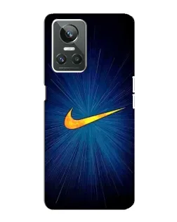 Чехол для Realme GT Neo 3 с картинкой «Синий пульс Nike» Чехол для Realme GT Neo 3 с картинкой «Синий пульс Nike»