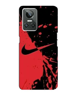 Чехол для Realme GT Neo 3 с картинкой «Красные брызги Nike» Чехол для Realme GT Neo 3 с картинкой «Красные брызги Nike»