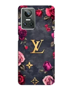 Чохол для Realme GT Neo 3 з картинкою «Квітковий Louis Vuitton»