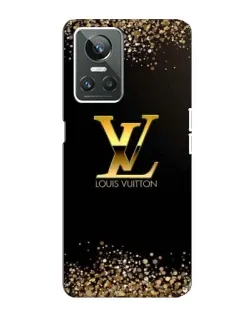 Чохол для Realme GT Neo 3 з картинкою «LV — золоті іскри»