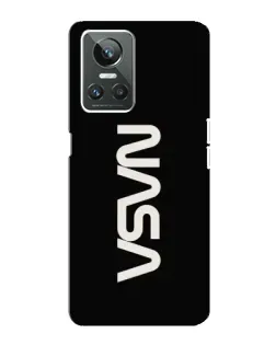 Чохол для Realme GT Neo 3 з картинкою «NASA — вертикальний логотип»