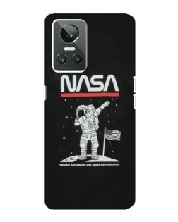 Чохол для Realme GT Neo 3 з картинкою «NASA — крокуємо по Місяцю»