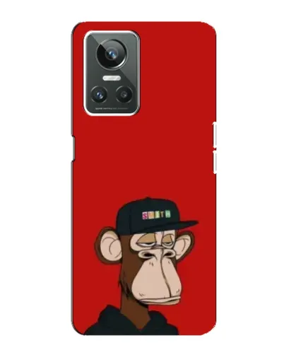 Чохол для Realme GT Neo 3 з картинкою «Bored Ape — червоний фон» Чохол для Realme GT Neo 3 з картинкою «Bored Ape — червоний фон»
