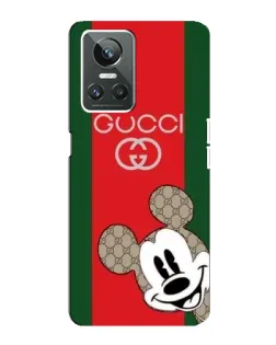 Чохол для Realme GT Neo 3 з картинкою «Gucci — смуги та Міккі»