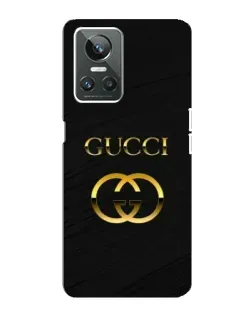 Чохол для Realme GT Neo 3 з картинкою «Золотий логотип Gucci»