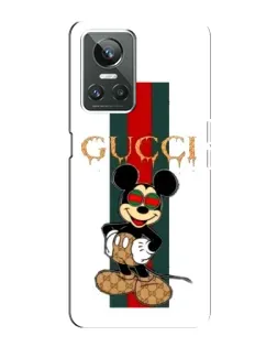 Чохол для Realme GT Neo 3 з картинкою «Міккі Маус Gucci — смуги»