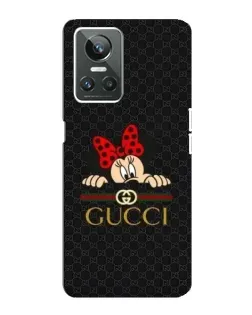 Чохол для Realme GT Neo 3 з картинкою «Мінні Маус Gucci — чорний»