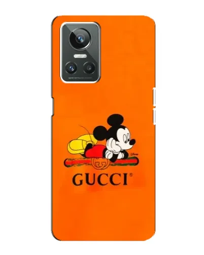 Чехол для Realme GT Neo 3 с картинкой «Микки Маус Gucci — оранж» Чехол для Realme GT Neo 3 с картинкой «Микки Маус Gucci — оранж»