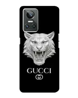 Чехол для Realme GT Neo 3 с картинкой «Gucci — серебряный лев»